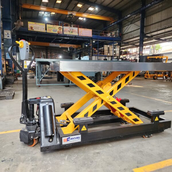 Battery Operated Scissor Lift Table
