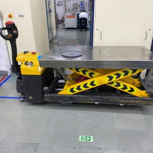 Battery Operated Scissor Lift Table
