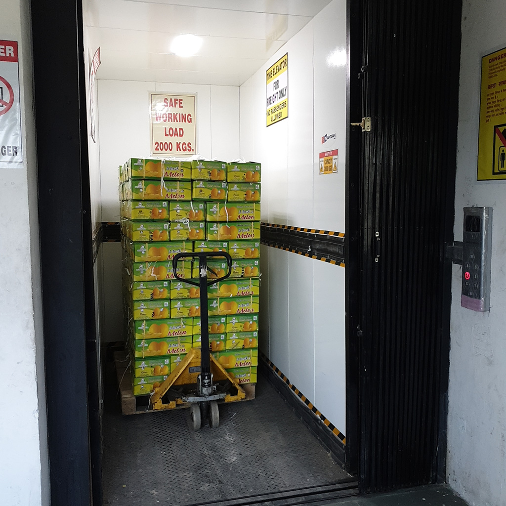 Providing Safe & Easy movement of goods across floors for a cold storage facility
