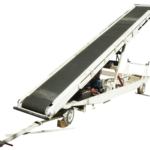 Towable Baggage Conveyor For Baggage Loading In The Aircraft